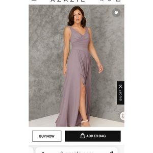 Azazie Kori Bridesmaid Chiffon dress